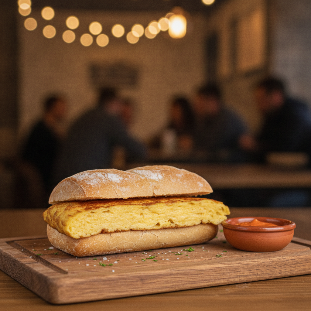 Montado de tortilla