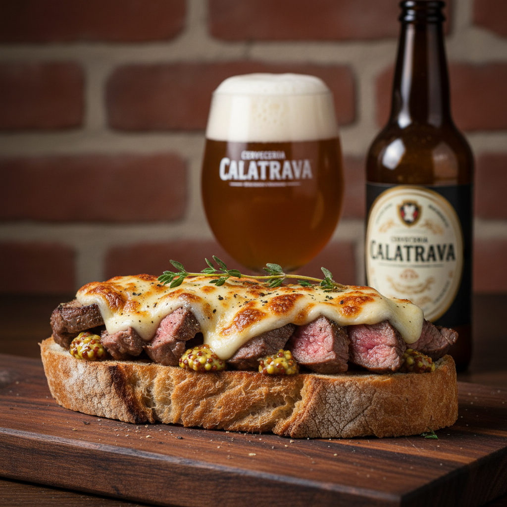 Tosta de presa ibérica